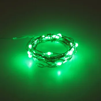 10vnt/2M daug Vario Viela, LED String Vandeniui Pasakų Šviesos Lauko Atostogų Šviesos Šalis, Kalėdų, Vestuvių Dekoravimas Su Baterija