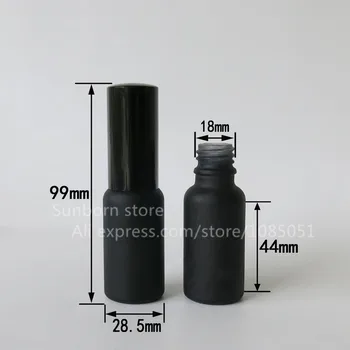 10vnt/daug 20ML black vyriški stiklo daugkartiniai kvepalai purškimo buteliai