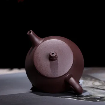 120ml skersmens Kungfu raudonos molio arbatinukas iš yixing zishahu Karšto Pardavimo Rankų kinų, japonų stiliaus gongfu arbatinukas