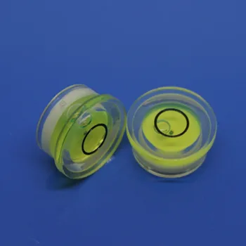 18mm*9mm Level Bubble Circular 1000 pcs Plastic Level Box Inclinometer Foot Bubble Spirit Level Nivel Burbuja