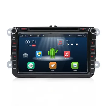 2 DIN Quad Core Android 7.1 Car DVD GPS WIFI USB SD VW GOLF 5 6 POLO JETTA TOURAN EOS PASSAT CC, TIGUAN SHARAN SCIROCCO Caddy