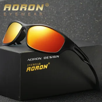2017 AORON TR90 Mens Akiniai nuo saulės, Poliarizuoti nuo Saulės akiniai, Vairavimo Akiniai Vyrų Priedai oculos de sol masculino atspalvių UV400