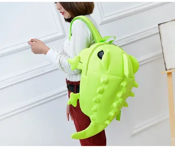 2017 mados kuprinė moterims 3D monstras dinozauras mokyklos maišeliai paauglių mergaičių kelionės krepšys, kuprinė mochila infantil aukštos kokybės