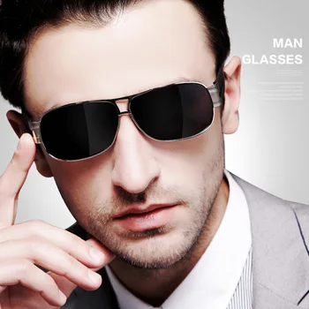 2018 Prekės Dizaineris Poliarizuota Oculos mados Vyrams UV400 Akiniai nuo saulės karšto parduoti Saulės Akiniai vyrų vairavimo akinius su originalo langelyje