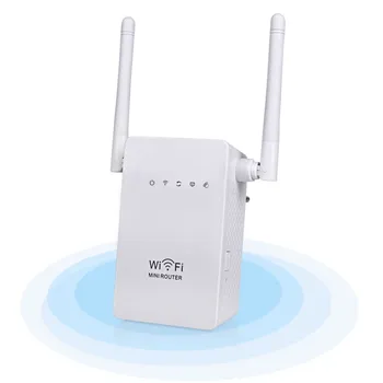 300Mbps Bevielio Wifi Maršrutizatoriaus Wifi Kartotuvas Range Expander Signalo Stiprintuvus 802.11 b/g/n Tinklo Mini Maršrutizatorius Wi-fi WPS Šifravimą