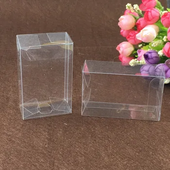 30pcs 3*4*8.2 cm skaidraus plastiko pvc langą pakavimo dėžės dovanos/šokolado/saldainių/kosmetikos/amatų aikštė skaidrios pvc Langą