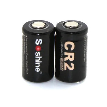 4pcs! Soshine 3V 1000mAh CR2 Baterija CR 2 Ličio Baterija LED Žibintuvėlis priekinis Žibintas, Dviračio Šviesos
