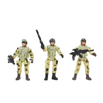 6 Vnt./set Karinės Kareiviai, Modelis Žaislas Berniukams, Plastikiniai Veiksmų Skaičius, Kareivis Modeliavimo Žaislai Vaikams Švietimo Žaislai