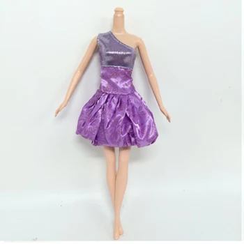 6sets Lėlės Priedai Spalvinga Mados Drabužius Barbie Lėlės Trumpą Suknelę Už 1/6 BJD Doll House Lėlės Drabužių Rinkinys Vaikams Dovanų