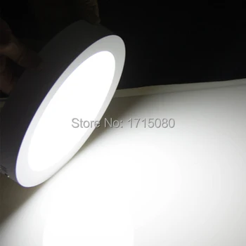 6W paviršiaus sumontuoti LED Panel šviesos AC 85-265V apvalus led painel lubų žiburiai, namų kambarį apšvietimo nemokamas pristatymas