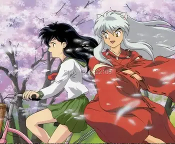 Anime Inuyasha Higurashi Kagome Cosplay Kostiumai, Mergaitės mokyklinę Uniformą Visas Rinkinys (Top + Sijonas + Šalikas) Moterų Suknelė Jūrininkas Kostiumai