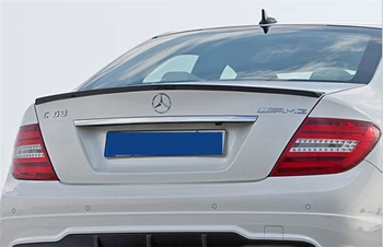 Automobilio Anglies Pluošto Spoileris Mercedes-Benz W204 C63 C Klasės Kupė, 2 Durų 2010-M. Sparno Spoileriai AMG Stiliaus Auto Priedai