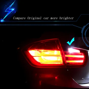 Automobilių optikos Lemputė, Atbulinės Šviesos LED Stabdymo žibintas Baltas dekoratyvinis BMW 3/5 serijos F10 F30 Jokių Klaidų Lemputės auto Priedai