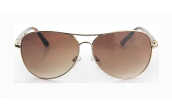 CONWAY karšto pardavimo asmens akiniai akiniai nuo saulės moterims prekės ženklo dizaineris retro akiniai ponios didelis metalo sunglases vyrų 2364-S