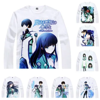 Coolprint Anime Marškinėliai Nereguliarus ne Magija vidurinės Mokyklos Marškinėliai ilgomis Rankovėmis Tatsuya Shiba Miyuki Cosplay Motivs Kawaii Marškinėliai