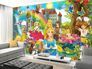 Custom vaikų tapetai,Pasakos,3D animaciją, nuotraukas, už vaikų miegamasis berniukas mergaitė kambario sienų apmušalai atsparus vandeniui