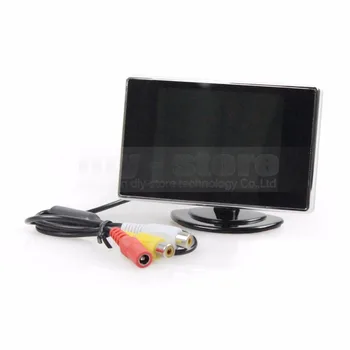 DIYKIT 3.5 Colių Spalvotas TFT LCD Galinio vaizdo Automobilį, Stebėti, automobilių Stovėjimo aikštelė galinio vaizdo Monitorius su 2CH Vaizdo Įvestis