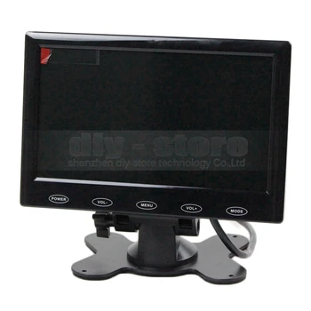 DIYKIT 7 colių LCD Jutiklinis Mygtukas-Ultra plonas Ekrano Automobilio Galinio vaizdo Monitorius + Nuotolinio Valdymo Automobilių, Sunkvežimių Karavanas Furgonai Priekabos Naudoti