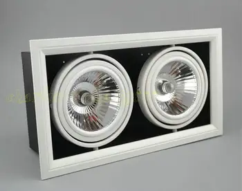 Du kartus Pritemdomi Įleidžiamas LED Downlight 30W COB LED Spot light 2*15w COB LED lubų šviestuvas AC110V 220V Nemokamas pristatymas 8pcs/daug