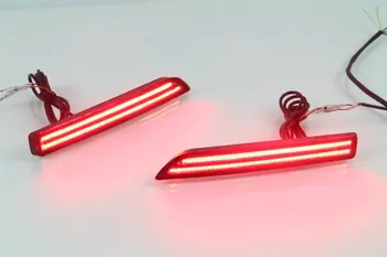 EOsuns LED naktį veikia šviesos + stabdžių žibintas + posūkio signalo, galinis bamperis šviesos Nissan murano-16, belaidžio tinklo jungiklis