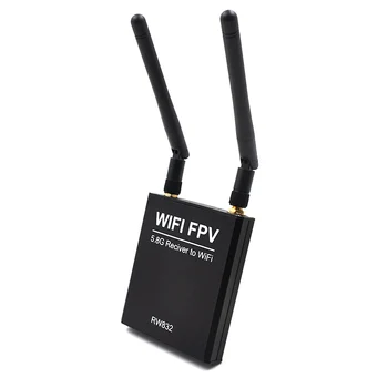 FPV WIFI Imtuvas Ekrano Modulis 5.8 G AV Signalo Perdavimas WI-fi, Dėžė, skirtų 