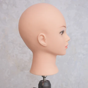 Gamykloje Angos Geriausios Kokybės Minkšto PVC Makiažas Manekeno Galvos Praktikos Manikin Galvos Moterų Kosmetologijos Manekenas Mokymo vadovas