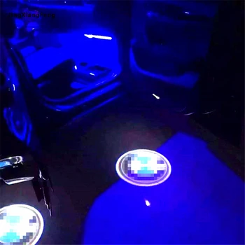 JingXiangFeng 10 vnt Atveju Honda Atveju Buick LED Automobilio duris sveiki atvykę šviesos mandagumo lazerinis projektorius Logotipas Įspėjimas