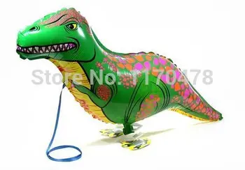 KARŠTO 20pc/daug Dinozaurų balionas pėsčiomis balionas gyvūnų pripučiami oro ballon dinozaurų šalis tiekia 90X40CM vaikai klasikinis žaislas