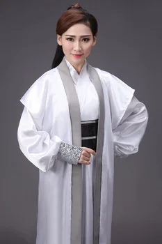 Kinijos Nacionalinis Hanfu Balta Senovės Kostiumas Hanfu Vyrų, Moterų, Drabužių, Tradicinių Nacionalinių Tango Kostiumas Etape Kostiumai