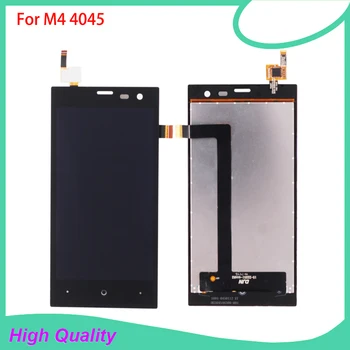 LCD Ekranas Touch Panel M4 SS4045 S4045 4045 Jutiklinis Ekranas, Juoda Spalva Patikrintas Mobiliojo Telefono Lcd