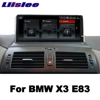 LiisLee BMW X3 E83 2003 M. - 2010 M. Automobilių Multimedia, GPS Žemėlapis 10.25