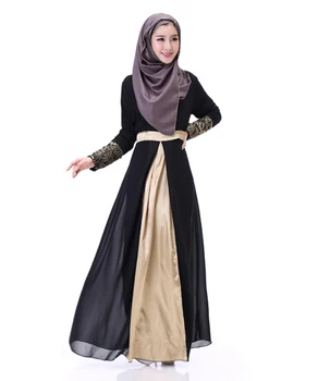 Mados Šifono musulmonų abaja 2018 tradicinės turkų drabužių arabų suknelės moterims abaja drabužių B5025
