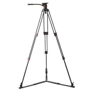 Miliboo Nešiojamų trikojo MTT609B Anglies pluoštas lengvas, profesionalios vaizdo kameros Trikojis VS manfrotto trikojis/Sunkiosios 15KG