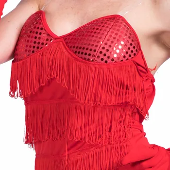 Moterų 20s Sexy Raudona Flapper Kostiumas Suknelė Cosplay Suaugusiųjų Flamenko ir lotynų Šokių Suknelė Lady Apranga Kutai Helovinas Kostiumai