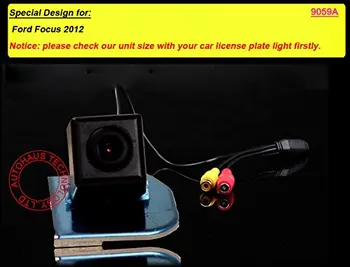 Navinio Nemokamas pristatymas galinio vaizdo atgal atvirkštinė automobilių stovėjimo aikštelė, kamera, skirta Ford Focus rankena sunkvežimių vandeniui NTSC, PAL( Pasirenkama)