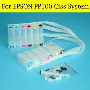 Nemokamai Po 1 Rinkinys PP-100 CISS Su PP-100n PP-100ap Kasetė Chip Resetter Epson PP100 Ciss Sistema