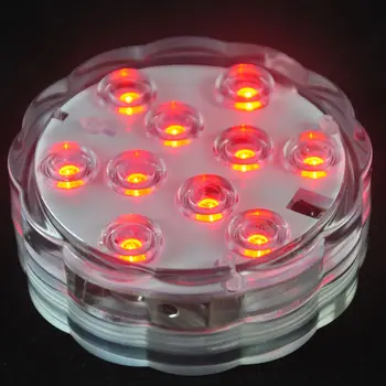 Nemokamas pristatymas 20pcs Baterijos Valdomas Nuotolinio Valdymo 16colors Povandeninis LED lemputė, LED Vazos Bazės Šviesos Vestuvių Šventė