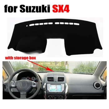 Nemokamas pristatymas!!! Automobilio prietaisų skydelio apima Suzuki SX4 su saugojimo dėžutė prietaisų skydelio Kairėje ratai