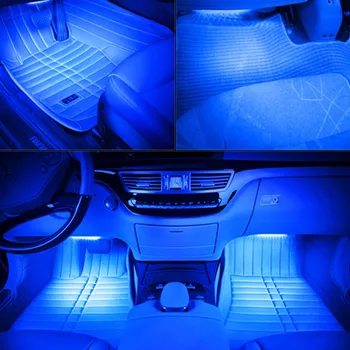 New Auto Interior Light Atmosphere LED Decoration Lamp Car Styling For SEAT Cordoba Exeo Ibiza Cupra Leon Cupra Mii Toledo