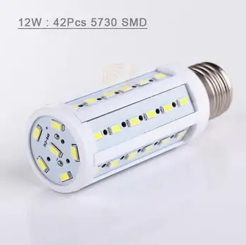 Pigūs E27 LED Lempa, 5630 SMD 42LED 220V 10W Warm White, Cool White LED Prožektoriai, Energiją Taupančių led Šviesos Lempos nemokamas pristatymas