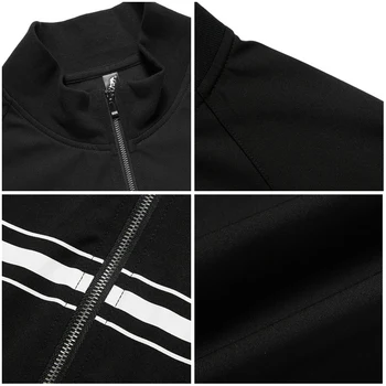 Pioneer Stovykla Naujo dizaino pavasario striukė paltai vyrams, prekės ženklo-drabužių mados juoda striukė vyrams aukščiausios kokybės atsitiktinis kailio vyras AJK703006