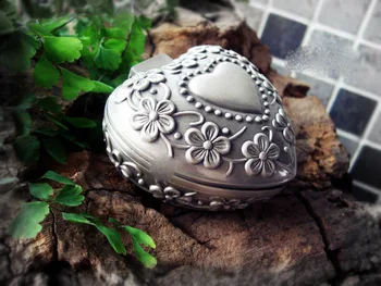 Silikono formos muilo formų Retro Europos stiliaus korėjos Princess Papuošalų Dėžutė širdelės formos rankų darbo muilas pelėsių kvapas, akmens liejimo formos
