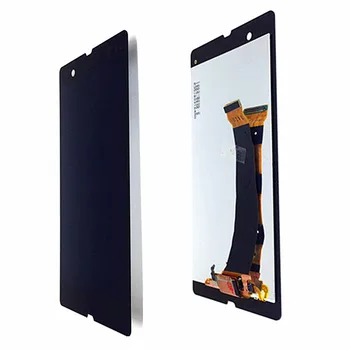 Sony Xperia Z LCD Ekranas Su Stiklo Jutiklinis Ekranas Asamblėjos Sony C6602 LCD C6603 Xperia c6606 Ekranas Touch