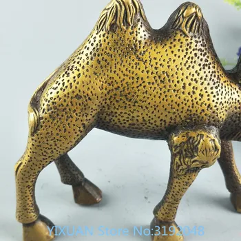 TNUKK Antikvariniai bronzos skulptūra apdailos procesas dykumos gyvūnų vario sodrinimo verslo Tengda dykumą kupranugaris.