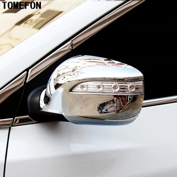TOMEFON, Skirta Hyundai IX35. 2010 M. 2011 m. 2012 ABS Chrome Automobilių Kėbulo Stick išoriniai galinio vaizdo Šoninių Stiklo Veidrodis Apima lauko Apdaila 2vnt