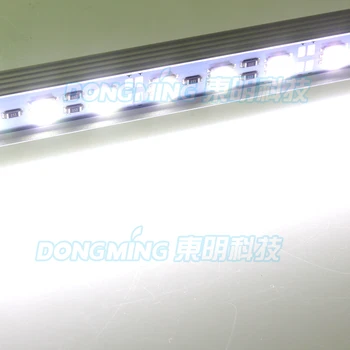 U/V Aliuminio Profilis LED Juostelė Šviesos 50cm 36leds DC 12V led luces juostelės šviesos 5630 virtuvės spinta kabineto papuošalai vitrina