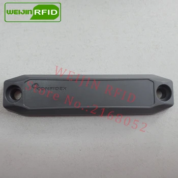 UHF RFID anti metal tag confidex ironside slim 915mhz 868mhz Impinj Monza4QT 10pcs durable ABS passive RFID tags