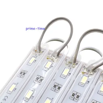 Ultra Ryškūs LED modulis kanalą, laiškų ir reklamos LED ženklas 3 LED SMD 5630 vandeniui 100vnt/lot nemokamas pristatymas