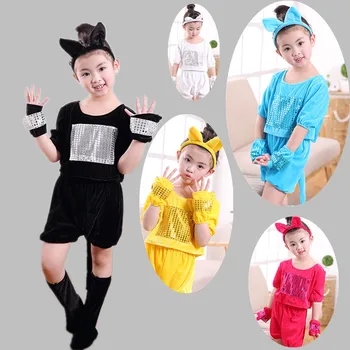Vaikai, Vaikai, Mergaitė, Berniukas Animaciją Gyvūnų Kostiumai Veiklos Drabužius triušis Vaikų Šokių drabužius Etape Kostiumai aukštos kokybės