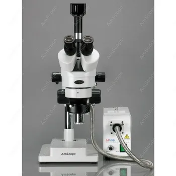Vienu Metu-Židinio Trinokulinis Microscopy3.5X-90X vienu metu-Židinio Trinokulinis Bumas Mikroskopijos Sistema + USB Kameros
